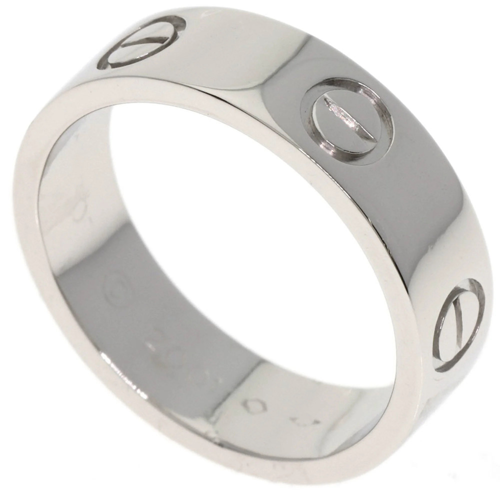 Cartier Love Ring #53, Platinum PT950, Women's Ring, CARTIER